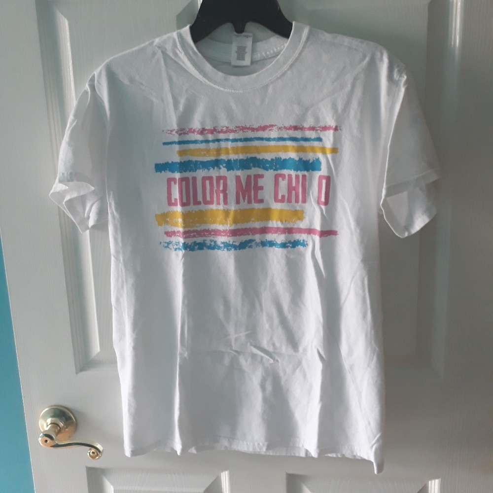 Chi Omega color run tee short sleeve